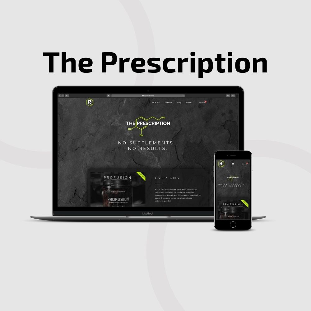 Website The Prescription door Hageman Webdesign